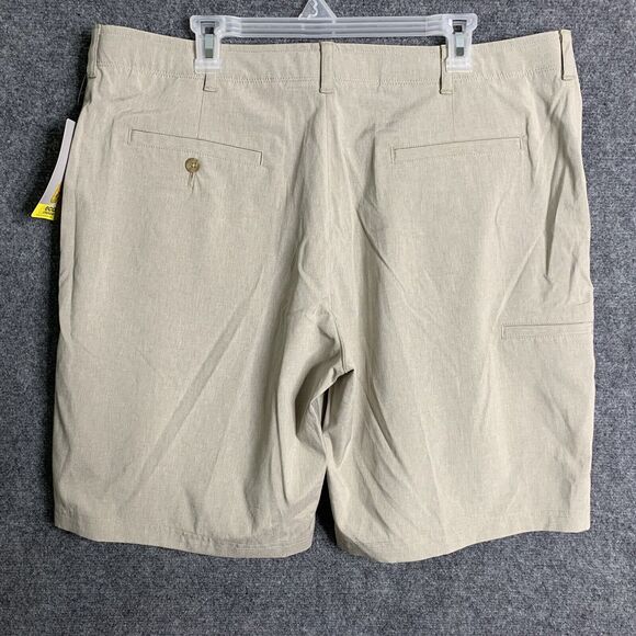 Nicklaus NWT Golf Shorts Men 40 Tan Eco-Choice Stay Dry Sun Protection UPF 50 - Picture 4 of 10